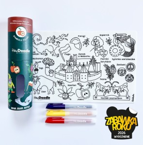 Symbole Polski Mata Silikonowa do Kolorowania A4.