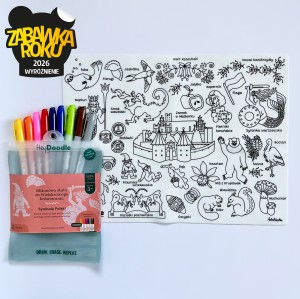 Symbole Polski Duża Mata Silikonowa do Kolorowania.