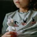 myszka pluszowa baletnica, biała myszka Ella z bajki Sam i Julia