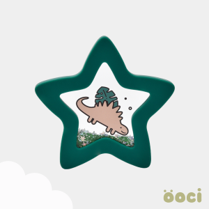 ÖOCI Glowies – mała sensoryczna gwiazdka świecąca w ciemności – Dinozaur