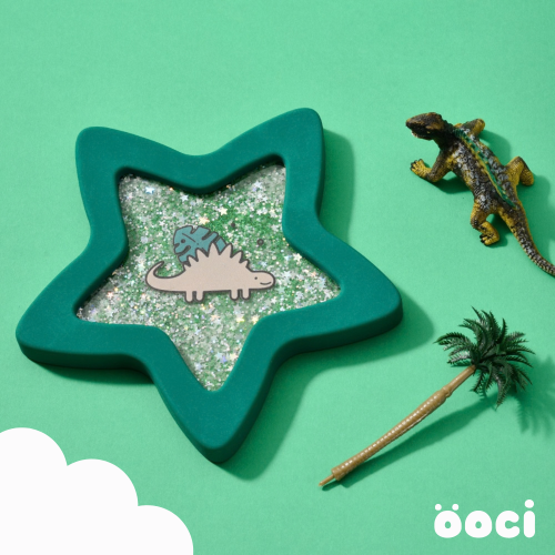ÖOCI Glowies – duża sensoryczna gwiazdka świecąca w ciemności – Dinozaur