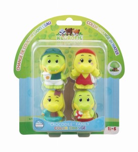 Rodzina Krokodyli Klorofil - Zmieniające kolor. 