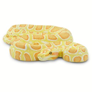 Pyton Albinos Birmański Wąż. Figurka Safari Ltd.    