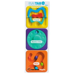 PlayTab Sensoryczne Kwadraty. Zestaw 1 z Przekładankami.
